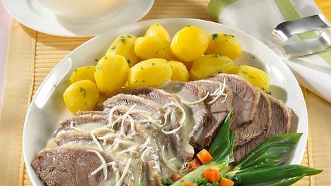 Tafelspitz mit zweierlei Soßen Rezept - Foto: Maass