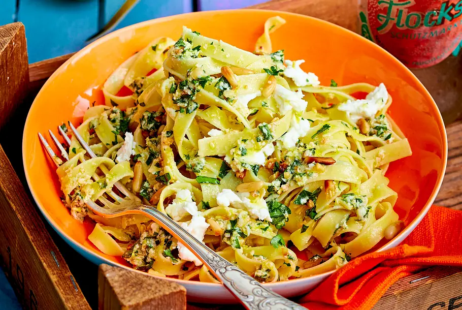 Tagliatelle al Limone Rezept Tagliatelle al Limone Rezept