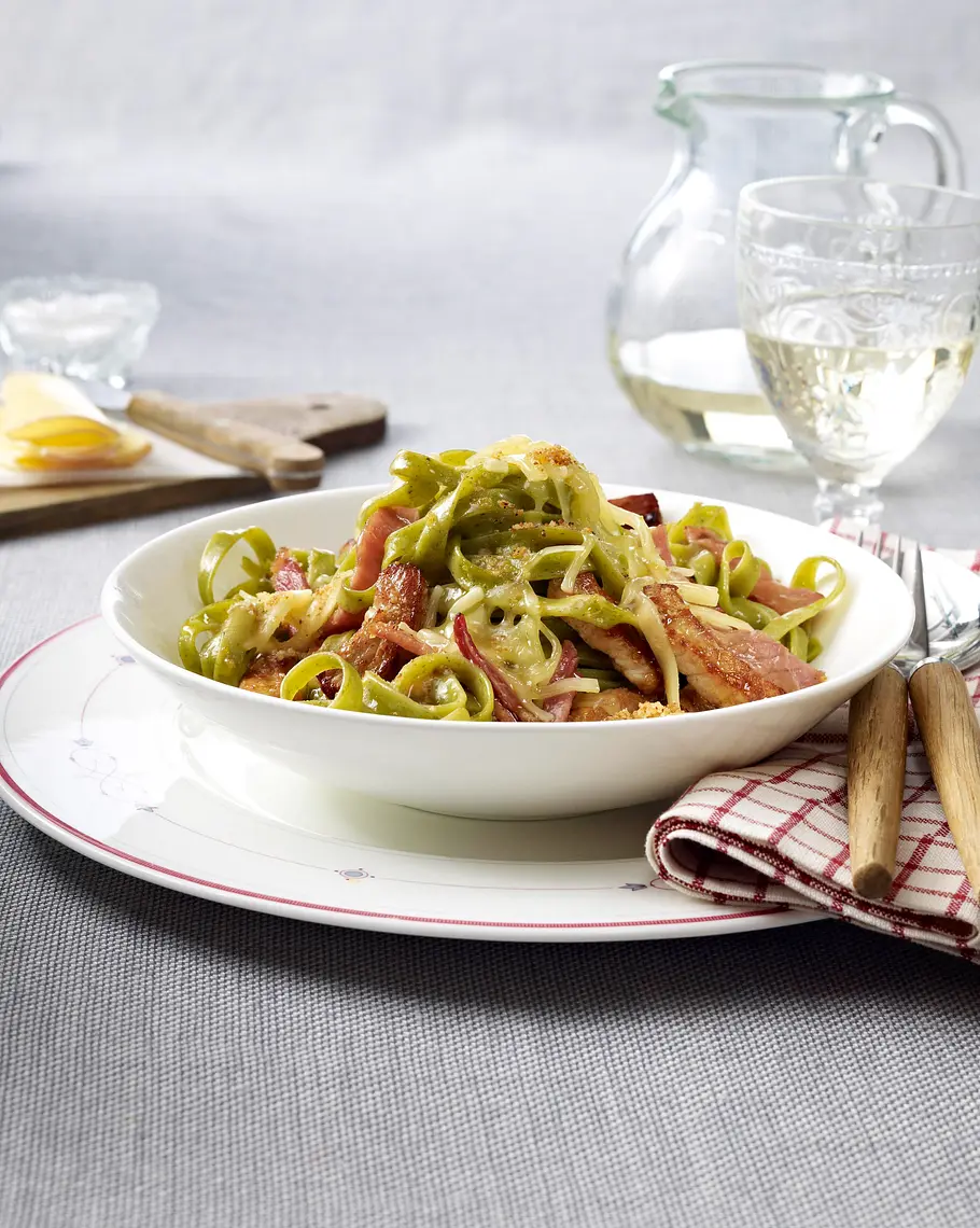 Tagliatelle Cordon bleu Rezept Tagliatelle Cordon bleu Rezept