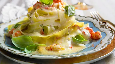 Tagliatelle mit Krebsfleisch Rezept - Foto: LECKER @ Bauer Media Group