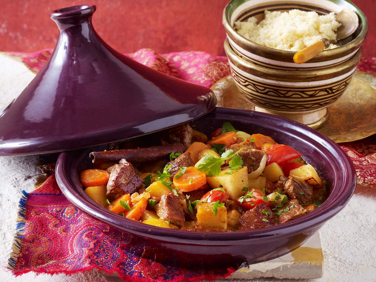 Tajine mit Rindfleisch und Kartoffeln Rezept