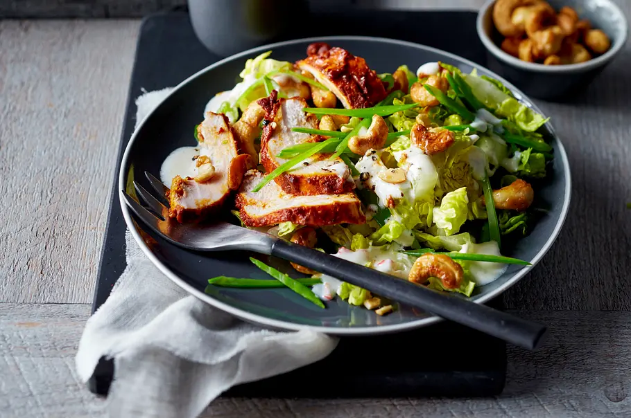 Tandoori-Hähnchen mit Zuckerschoten Rezept Tandoori-Hähnchen mit Zuckerschoten Rezept