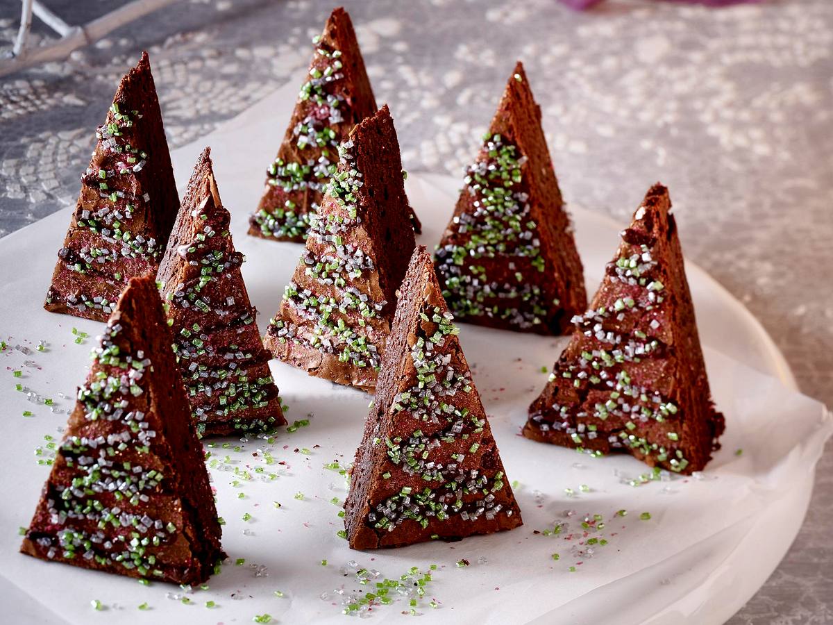 Tannenbaum-Brownies Rezept