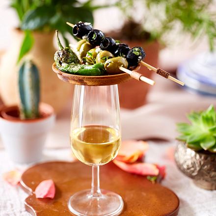 Tapasparty – Chorizo in Sherry und Pimentos de padron Rezept