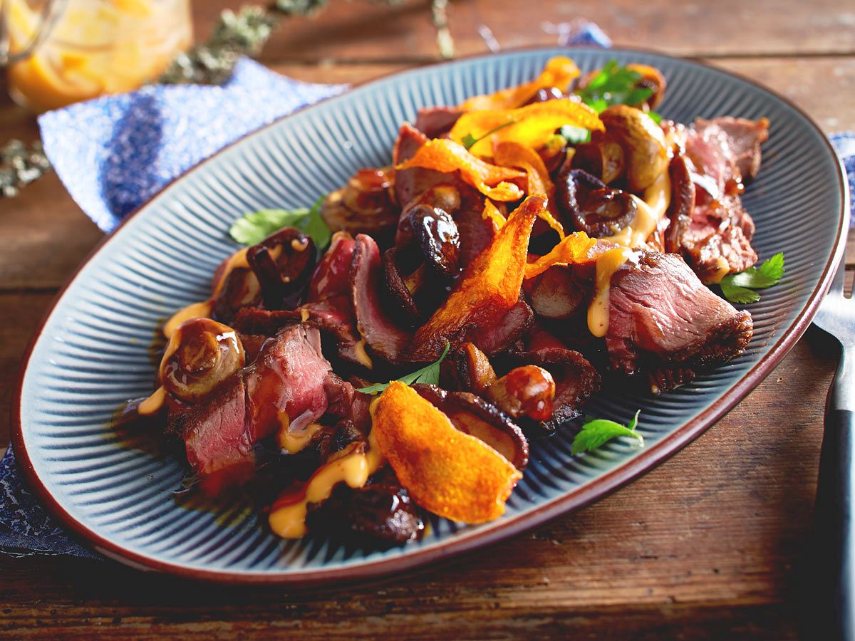 Tataki vom Rinderfilet mit Chefsoße Rezept