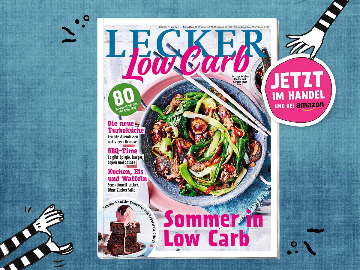 LECKER-Sonderheft: Sommer in Low Carb