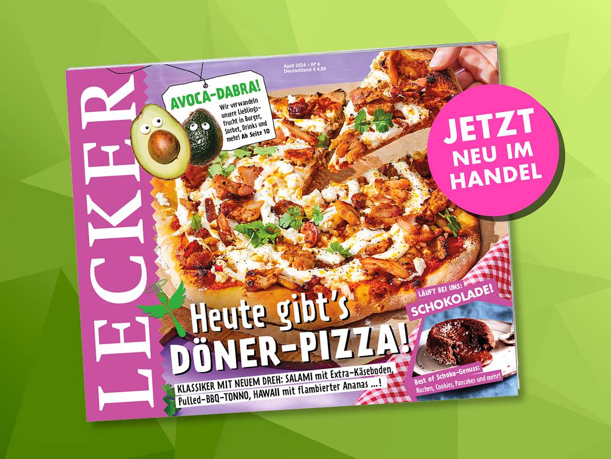 LECKER 4/2024: Heute gibt's Döner-Pizza!