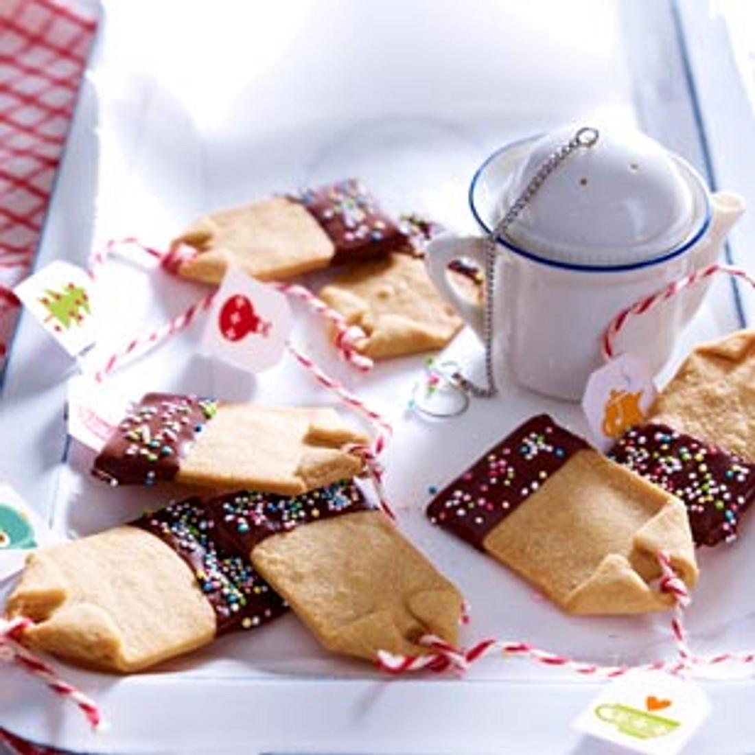Süße Teebeutel-Anhänger für Kekse