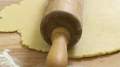Teig ausrollen
