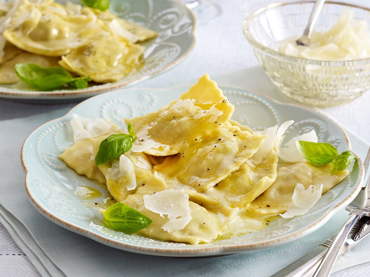 Teigtäschchen mit Fleischfüllung (Agnolotti) Rezept