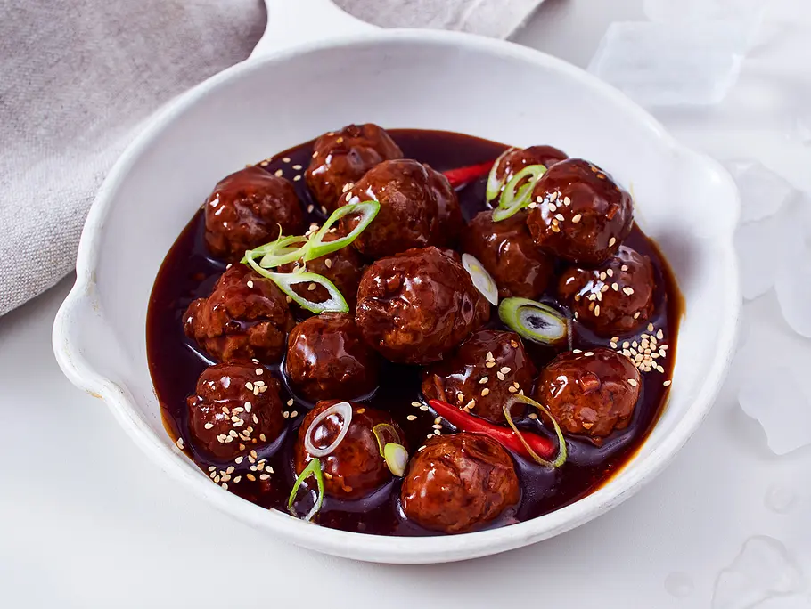 Teriyaki-Hackbällchen zum Bunkern Rezept Teriyaki-Hackbällchen zum Bunkern Rezept