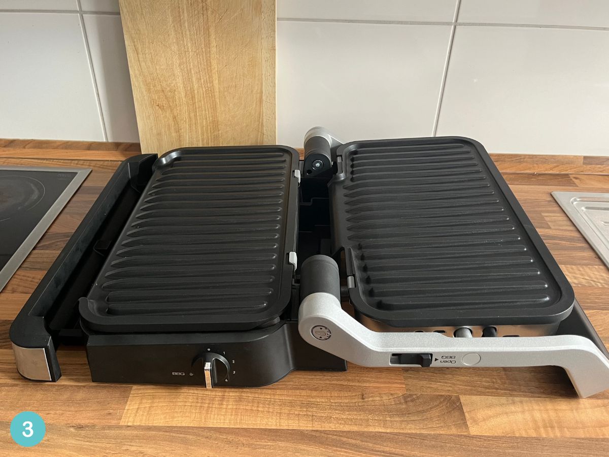 Test Tefal OptiGrill 4-in-1 XL: 3. Funktion Tischgrill