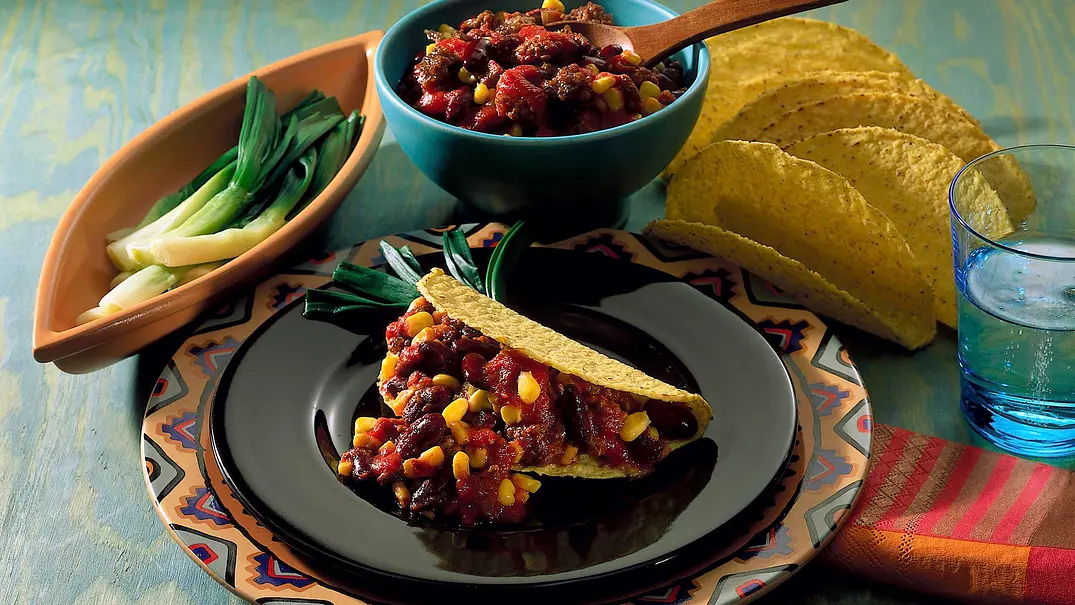 Tex-Mex-Tacos Rezept - Foto: LECKER @ Bauer Media Group Tex-Mex-Tacos Rezept - Foto: LECKER @ Bauer Media Group