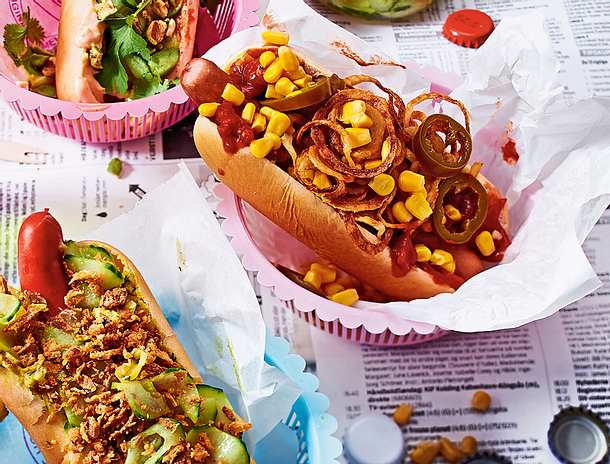 Texmex-Hotdog Rezept Texmex-Hotdog Rezept