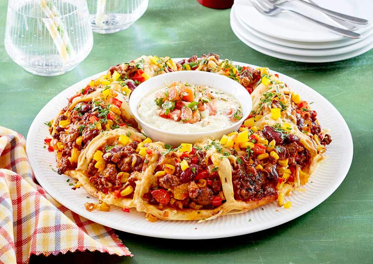 Texmex-Pizzaring Rezept