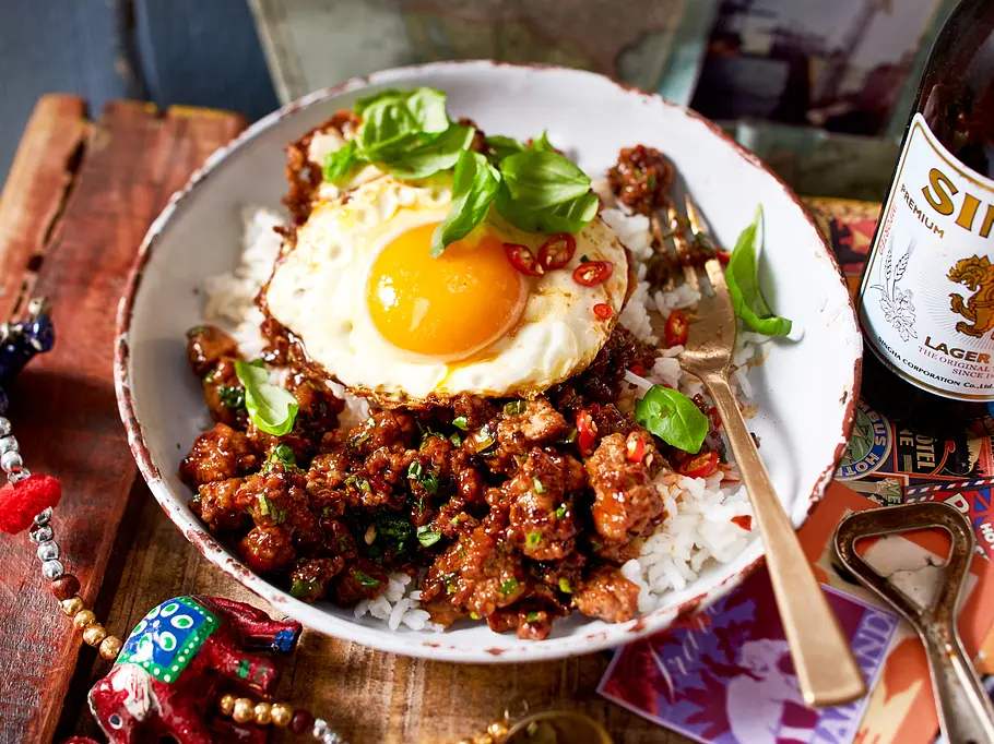 Thai-Hack „Tschüss, Fernweh“ Rezept Thai-Hack „Tschüss, Fernweh“ Rezept