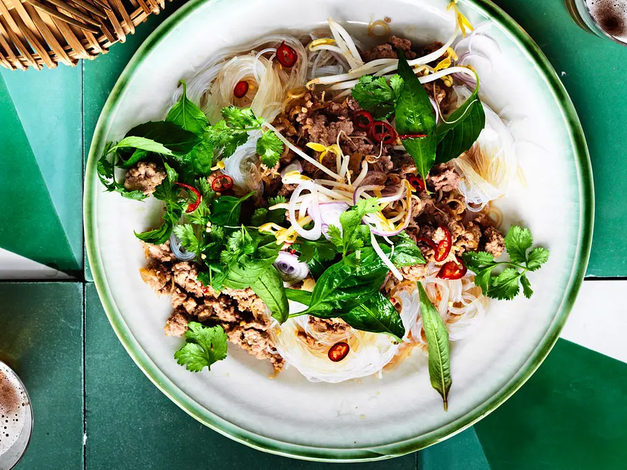 „Thai-like“ Reisnudeln mit Rinderhack Rezept „Thai-like“ Reisnudeln mit Rinderhack Rezept