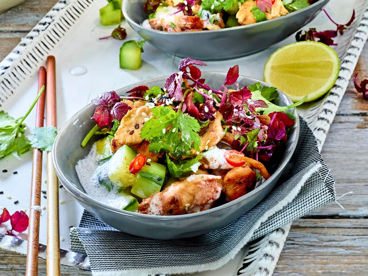 Thailändischer Hähnchensalat Rezept