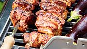 Thüringer Mutzbraten auf dem Grill mit Auberginen - Foto: House of Food / Bauer Food Experts KG