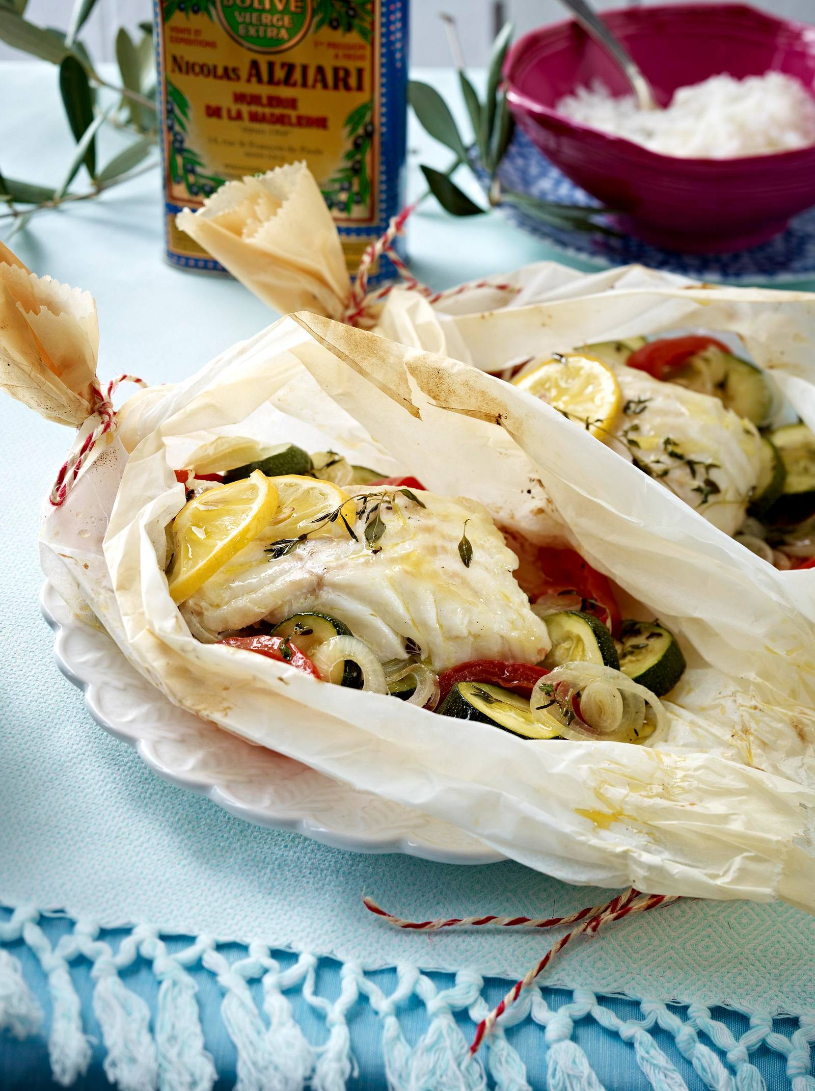 Thymian-Fischfilet in Pergament Rezept | LECKER