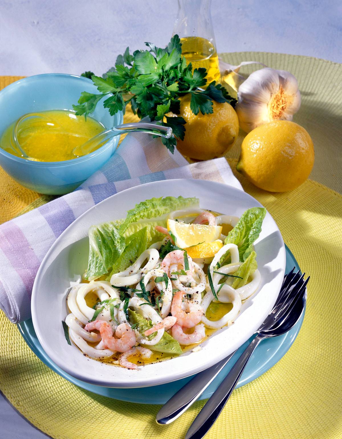 Tintenfisch-Salat Rezept