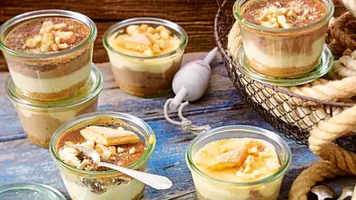 Tiramisu-Cheesecake aus dem Glas Rezept - Foto: LECKER @ Bauer Media Group