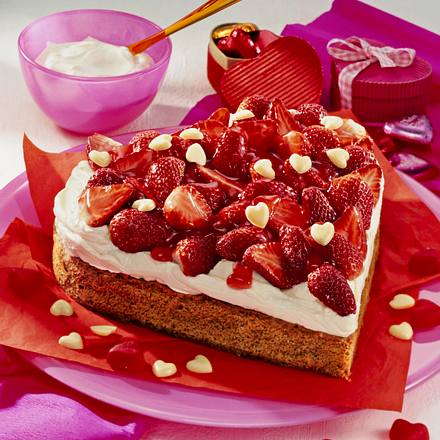 Tiramisu-Erdbeerherz Rezept