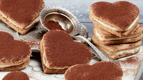   Tiramisu-Herzen Rezept - Foto: House of Food / Bauer Food Experts KG