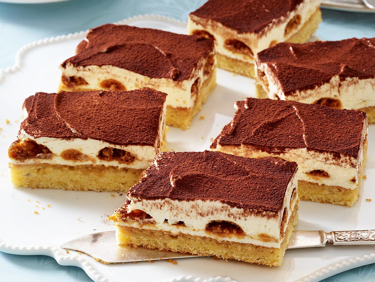 Tiramisu-Kuchen vom Blech Rezept