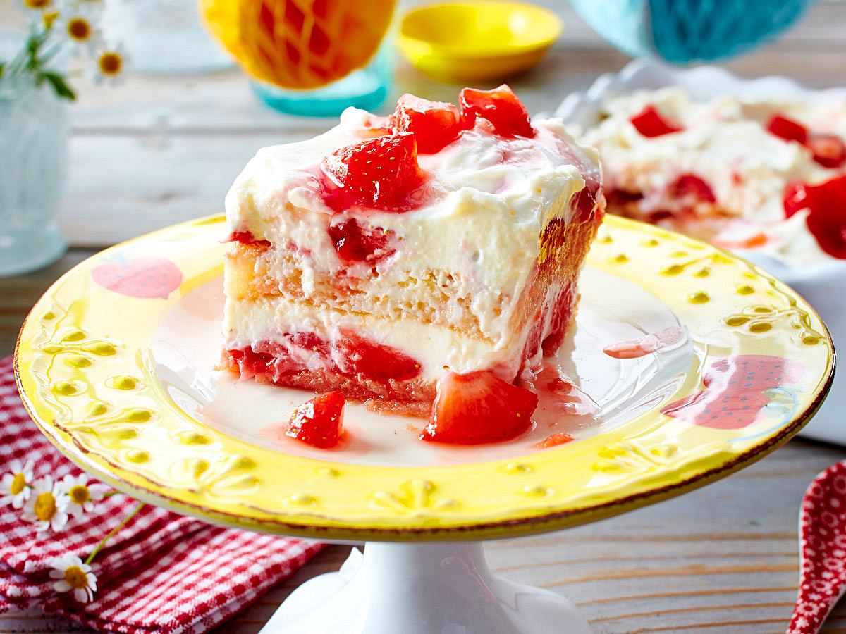 Tiramisu mit Balsamico-Erdbeeren Rezept