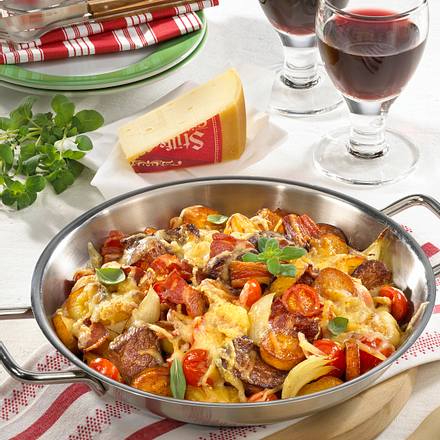 Tiroler G'röstl Auflauf Rezept Tiroler G'röstl Auflauf Rezept