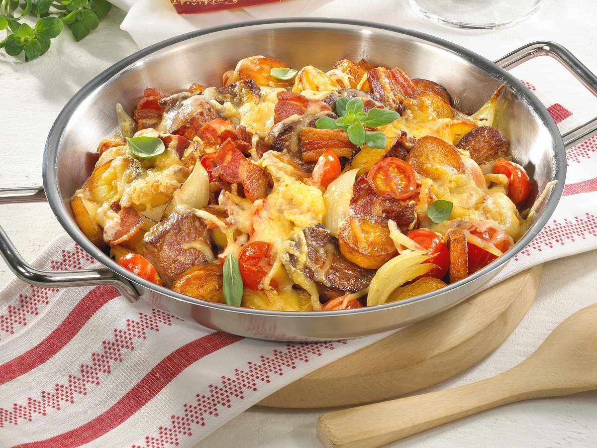 Tiroler G'röstl Auflauf Rezept