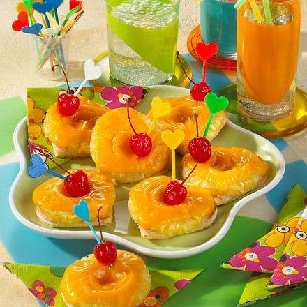 Toastherzen "Hawaii" Rezept