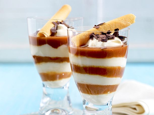 Toffee-Sahne-Becher Rezept Toffee-Sahne-Becher Rezept