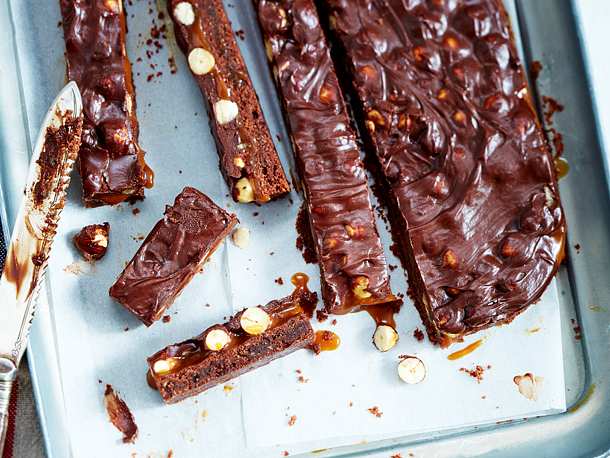 Toffee Shortbread Bars Rezept Toffee Shortbread Bars Rezept