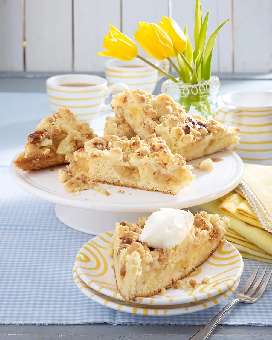 Toffee-Streuselkuchen vom Blech Rezept Toffee-Streuselkuchen vom Blech Rezept
