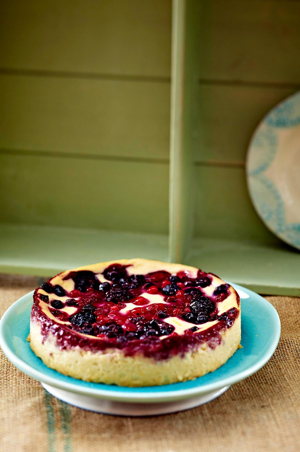 Tofukuchen mit Beeren Rezept