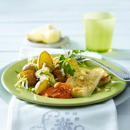 Tofuschnitzel mit Paprika-Mandel-Soße Rezept Tofuschnitzel mit Paprika-Mandel-Soße Rezept