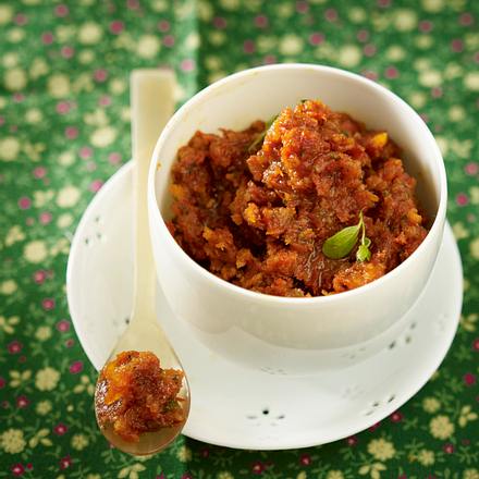 Tomaten-Aprikosen-Pesto Rezept Tomaten-Aprikosen-Pesto Rezept
