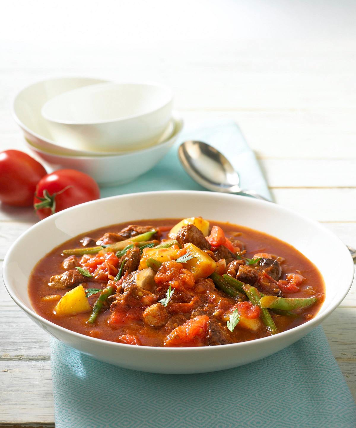 Tomaten-Bohnen-Gulasch Rezept