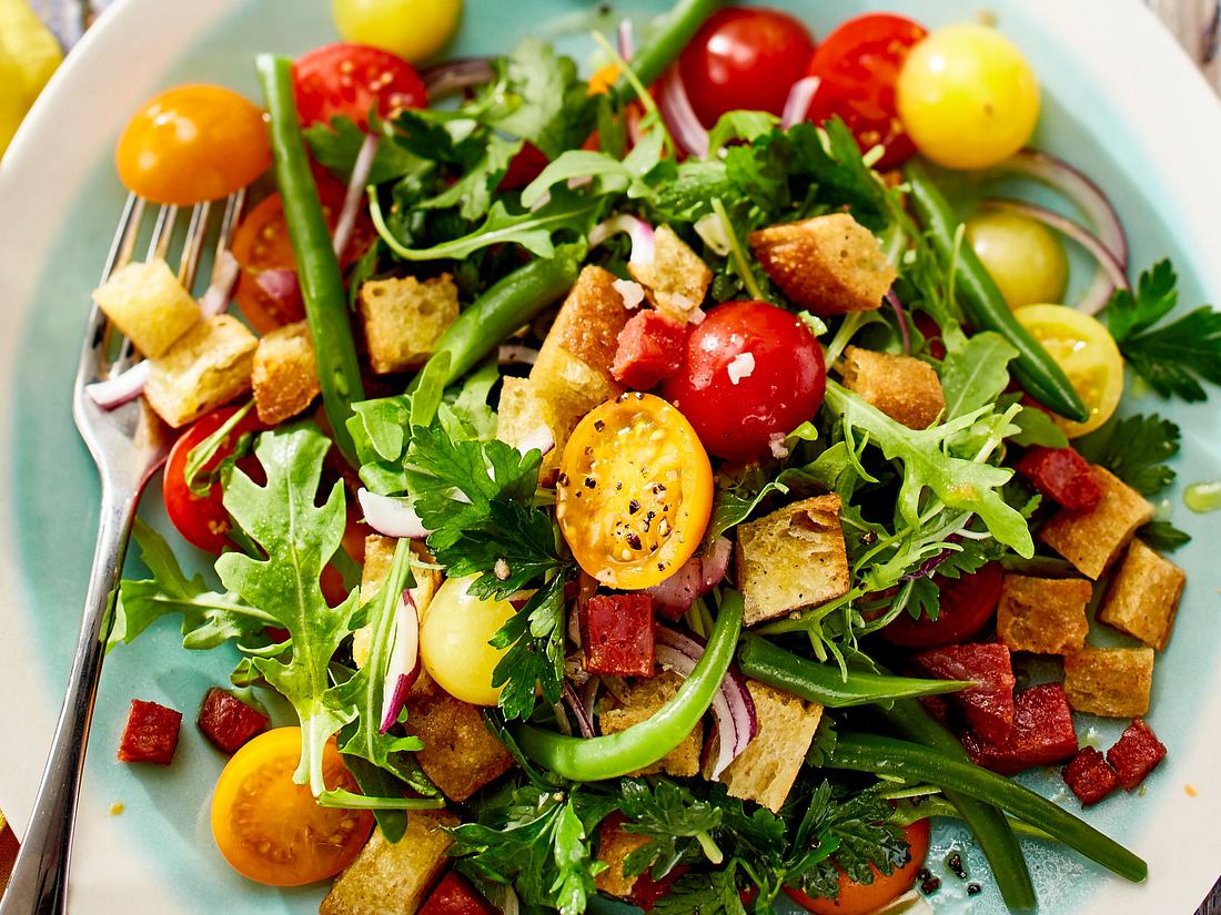 Tomaten-Bohnen-Salat Rezept | LECKER