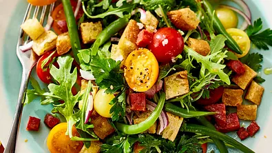 Tomaten-Bohnen-Salat Rezept - Foto: LECKER @ Bauer Media Group