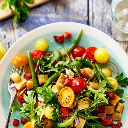 Tomaten Bohnen Salat Rezept Lecker