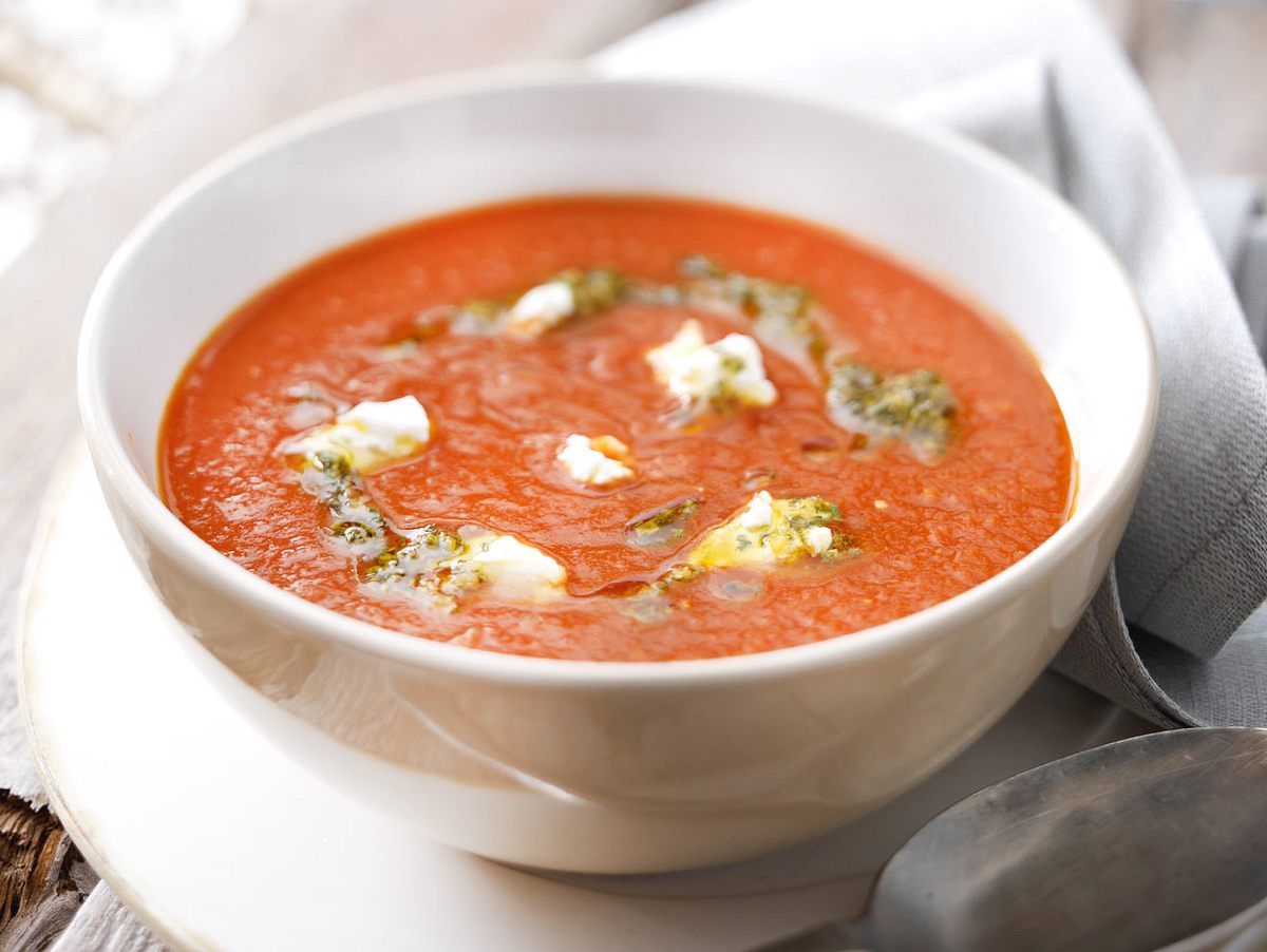 Tomaten-Currysuppe zum Abnehmen