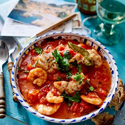 Tomaten-Fisch-Stew Rezept Tomaten-Fisch-Stew Rezept