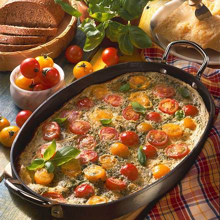Tomaten-Fritata Rezept Tomaten-Fritata Rezept