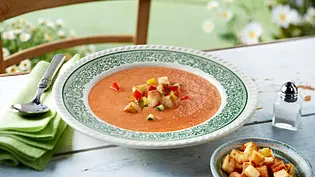 Tomaten-Gazpacho Rezept - Foto: LECKER @ Bauer Media Group Tomaten-Gazpacho Rezept - Foto: LECKER @ Bauer Media Group