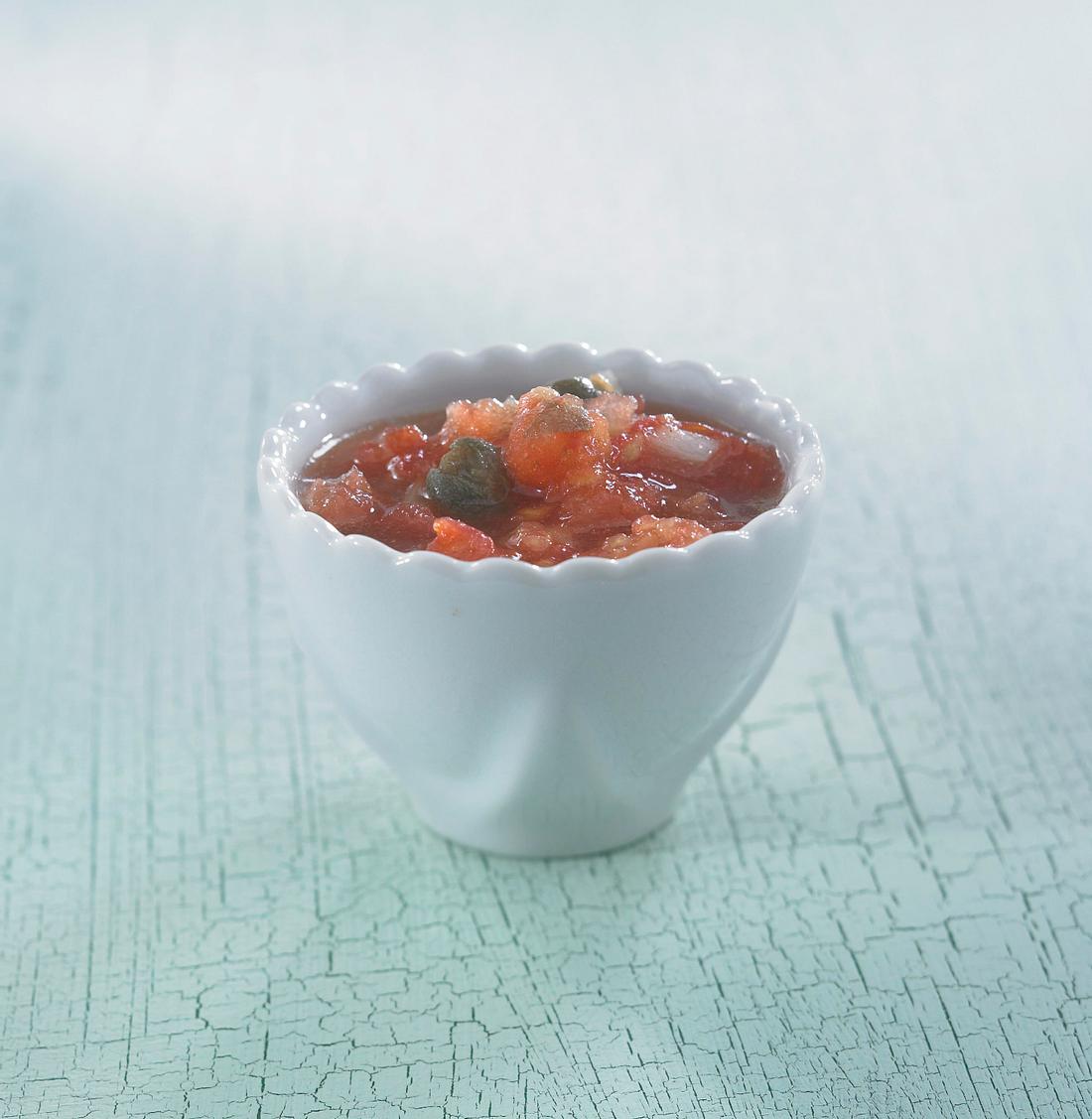 Tomaten-Kapern-Soße Rezept
