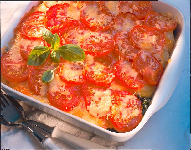 Tomaten-Kartoffel-Lasagne Rezept Tomaten-Kartoffel-Lasagne Rezept