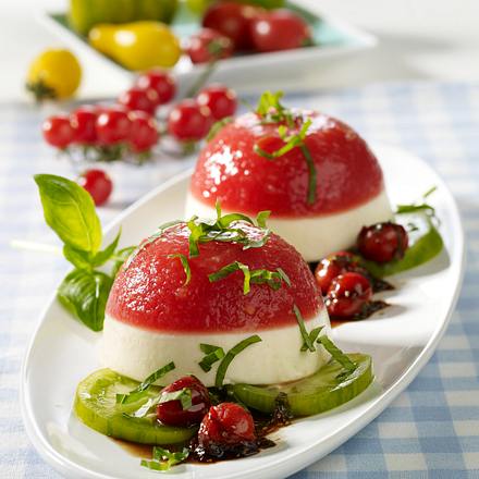 Tomaten-Mascarpone-Mousse mit Tomberry-Kompott Rezept